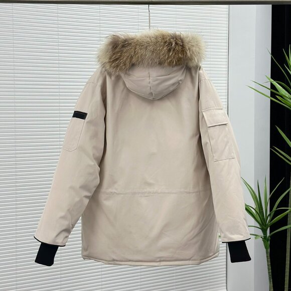 Canada Goose Expedition white Unisex Hooded Parka - Picture 2 of 9